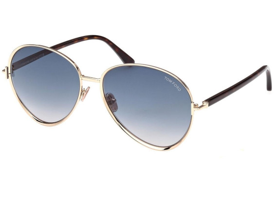 Tom Ford FT1028 28W Shiny Rose Gold/Blue Gradient