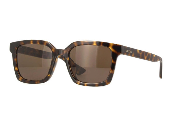 Gucci GG1582SK 002 Shiny Dark Havana/Dark Brown