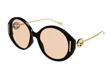 Gucci GG1202S 002 Black/Gold/Gold Pink