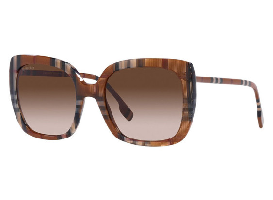 Burberry BE4323F 400513 Check Brown/Brown Gradient
