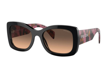 Prada PRA08S 12O50C Mahogany/Brown Gradient Grey