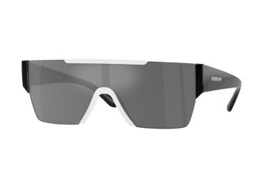 Burberry BE4291 40496G White and Black/Grey Mirror Black