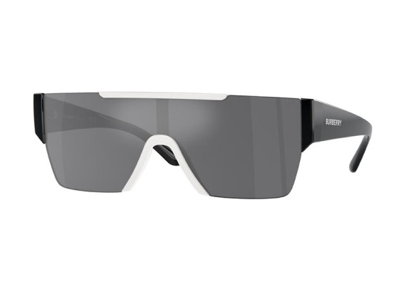 Burberry BE4291 40496G White and Black/Grey Mirror Black