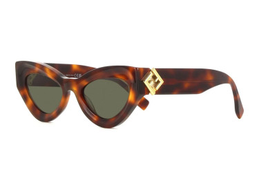 Fendi FE40146I 53N Blonde Havana/Green