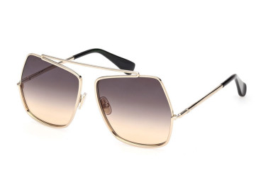 Max Mara MM0102 32B Gold/Smoke Gradient