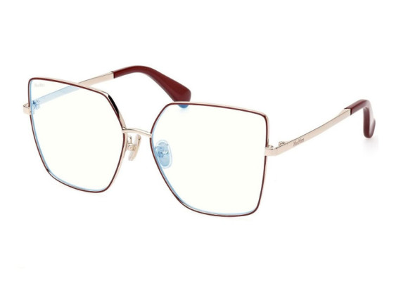 Max Mara MM5073-H-B 068 Red/Gold 60mm