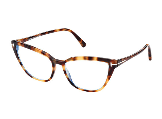 Tom Ford FT5825-B 053 Blonde Havana 55mm