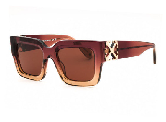 Off-White OERI14D MYSTIC 316E Burgundy to Nude Brown Gradient