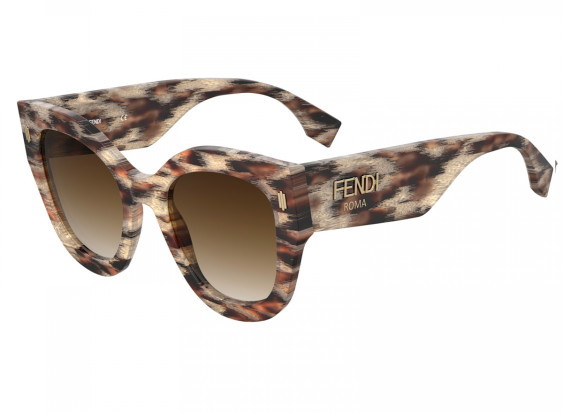 Fendi FF0435/S VTHHA Havana Python Print