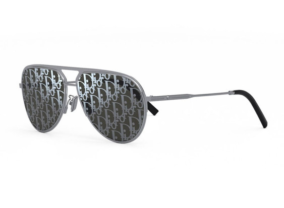Dior DIORESSENTIAL A2U F0A8 Shiny Palladium/Blue Grey Dior Pattern Mirror