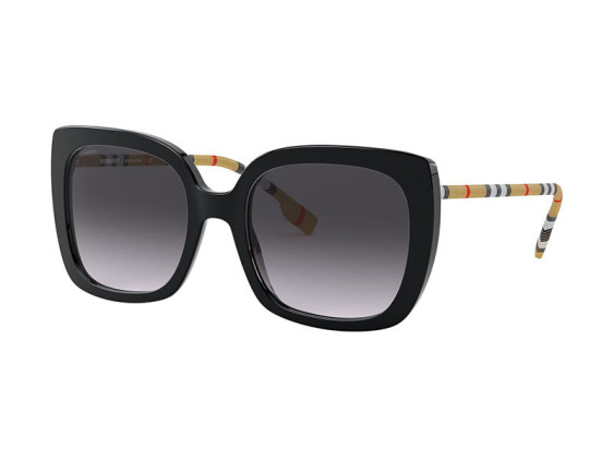 Burberry BE4323F 38538G Shiny Black/Grey Gradient