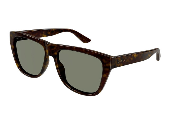 Gucci GG1345S 003 Dark Havana/Dark Green