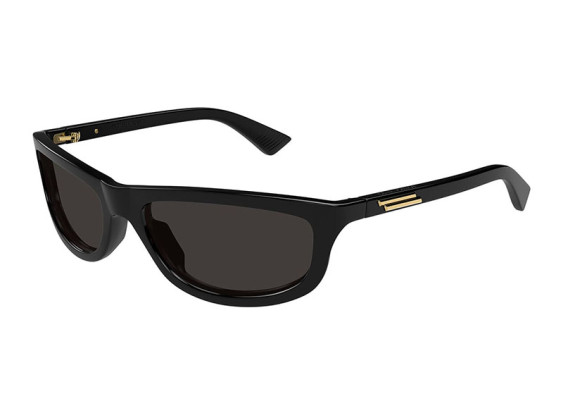 Bottega Veneta BV1327S 001 Shiny Black/Grey