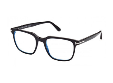 Tom Ford FT5818-B 001 Shiny Black/Blue Block 53mm
