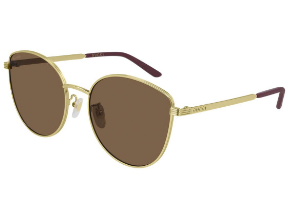 Gucci GG0807SA 002 Gold/Brown