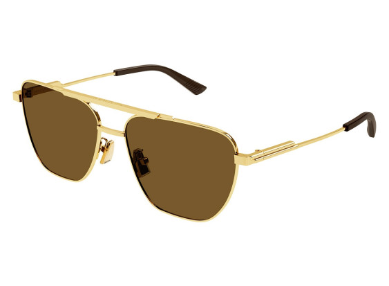 Bottega Veneta BV1236S 002 Gold/Brown