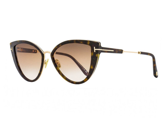 Tom Ford FT0868 52F Gold/Dark Havana/Brown Gradient