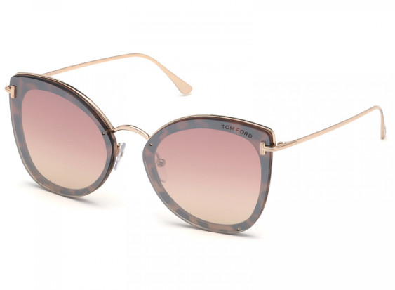 Tom Ford FT0657 55Z Vintage Pink Havana