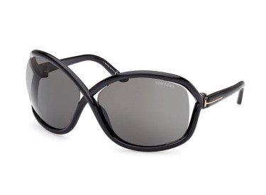 Tom Ford FT1068 01A Shiny Black/Smoke