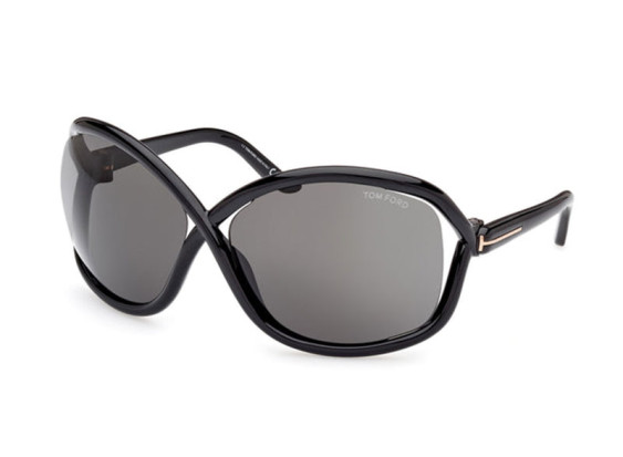 Tom Ford FT1068 01A Shiny Black/Smoke
