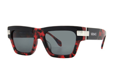 Versace VE4464F 545787 Top Black/Red Havana/Dark Grey