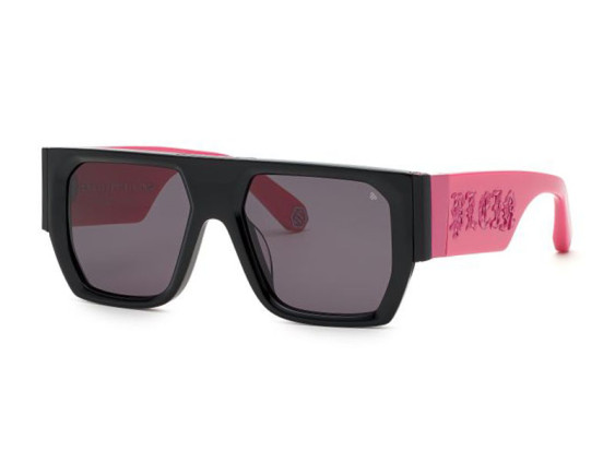 Philipp Plein SPP094M Master Oversize 700F Shiny Black/Pink/Grey