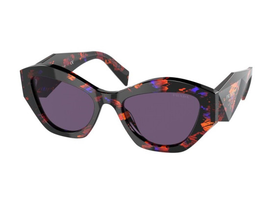 Prada PR07YSF 06V6O2 Abstract Orange/Violet