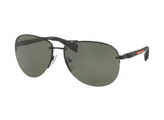 Prada Sport PS56MS DG05X1 Black/Green Polarized