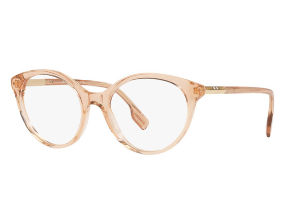 Burberry BE2349F 3358 Transparent Peach Pink 53mm