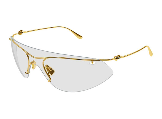 Bottega Veneta BV1272S 001 Gold/Clear UV