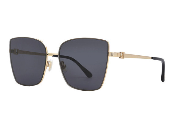 Jimmy Choo VELLA/S 02M2 IR Black Gold/Grey