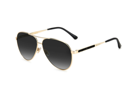 Jimmy Choo JIMENA/S 02M2 9O Black With Gold/Grey Gradient