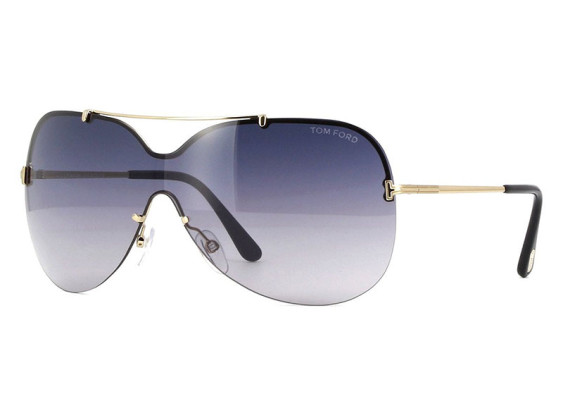 Tom Ford FT0519 28B Black/Gold/Smoke Gradient