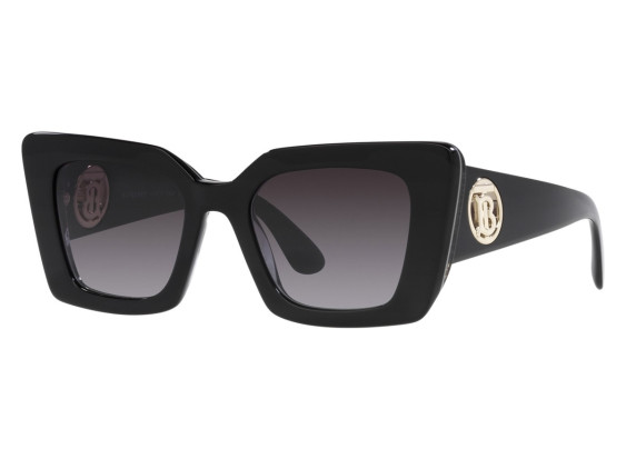 Burberry BE4344 40368G Black/Print TB/Crystal/Grey Gradient