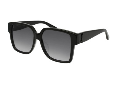 Saint Laurent SL M9/F 002 Shiny Black/Grey Gradient