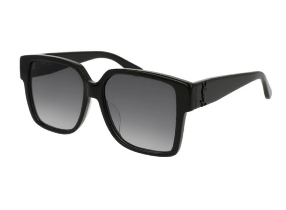 Saint Laurent SL M9/F 002 Shiny Black/Grey Gradient