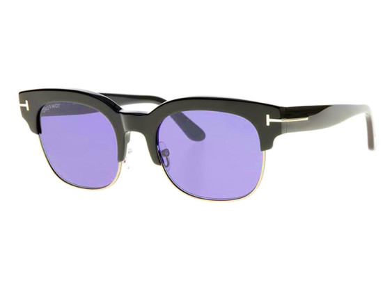 Tom Ford FT0597 01V Shiny Black/Blue 51mm