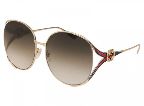 Gucci GG0225S 002 Gold/Brown