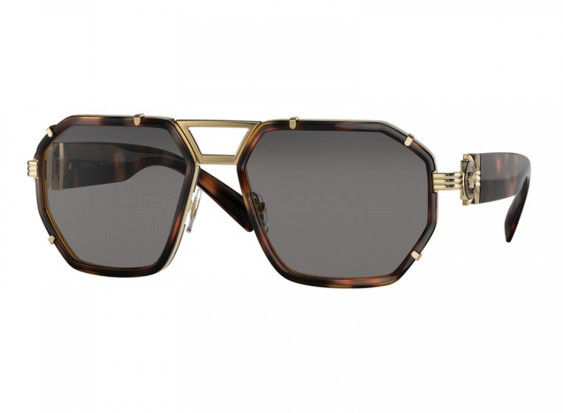 Versace VE2228 100281 Havana/Dark Grey Polarized Lens