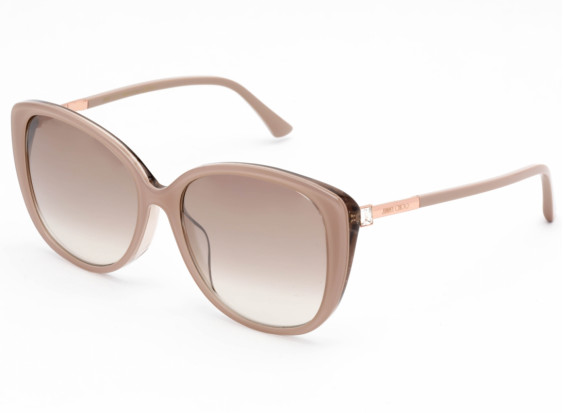 Jimmy Choo ALY/F/S 0KON NQ Nude Glitter / Brown