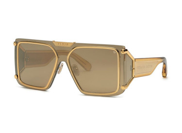 Philipp Plein SPP096M Revolution 400G Gold/Brown Gold Mirror
