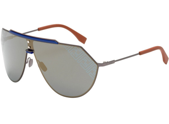 Fendi FFM0075/S KJ1JO Ruthenium/Grey Mirror