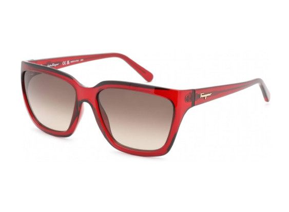 Salvatore Ferragamo SF1018S 655 Transparent Wine/Brown Gradient