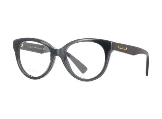 Gucci GG1590O 004 Grey Crystal on Black 52mm