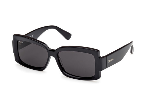 Max Mara MM0140 01A Shiny Black/Smoke