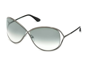 Tom Ford FT0130 08B Shiny Gunmetal/Gradient Smoke