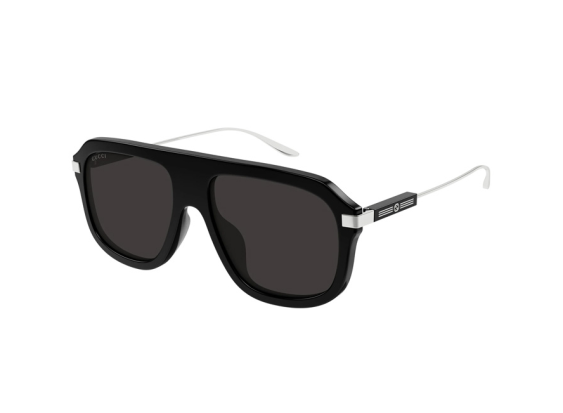 Gucci GG1309S 005 Shiny Black/Grey