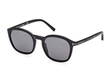 Tom Ford FT1020-N 01D Shiny Black/Smoke Polarized