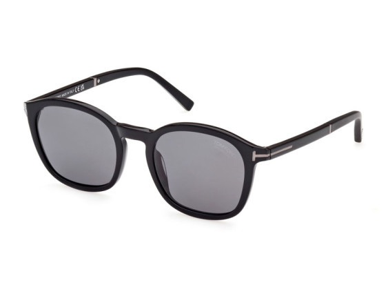 Tom Ford FT1020-N 01D Shiny Black/Smoke Polarized
