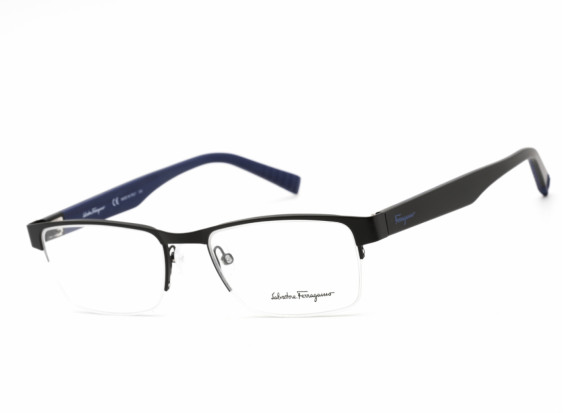 Salvatore Ferragamo SF2186 002 Matte Black 53mm